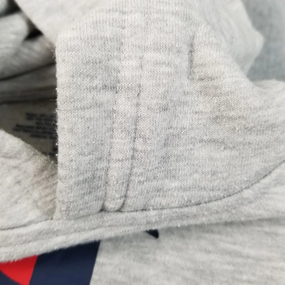 Champion Hoodie Kids 5 6 Gray Script Logo Spellout Pullover Sweatshirt Casual